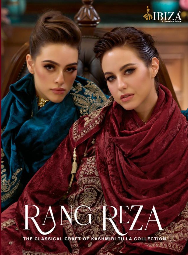 Rangreza Velvet Ibiza ( Rate : 3295/- Per Pcs , Design : 7 Pcs Catalog )