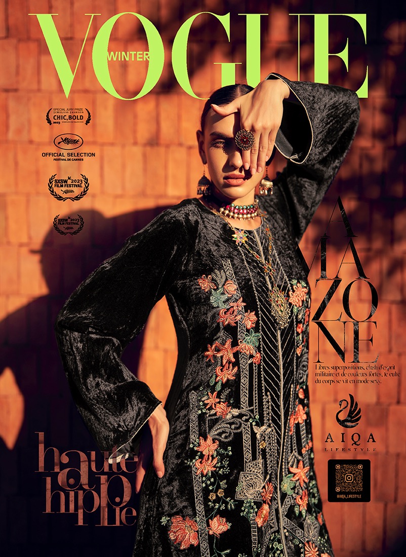 Vogue Winter Aiqa ( Rate : 3151/- Per Pcs , Design : 7 Pcs Catalog )