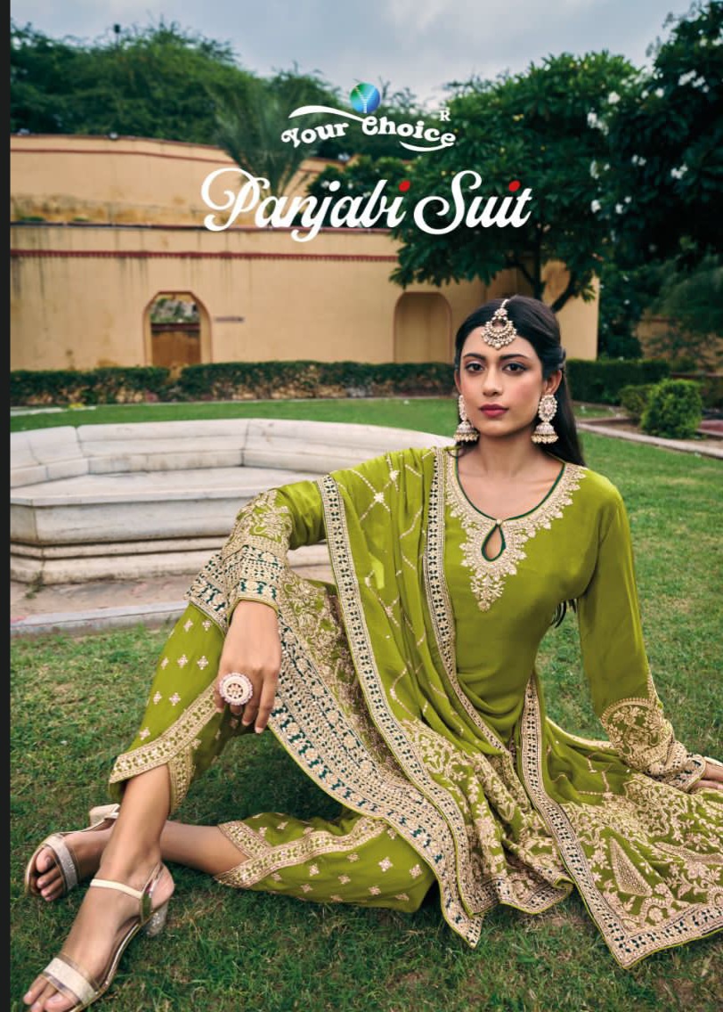 Panjabi Suit Your Choice (Rate : 2995/- Per Pcs , Design : 4 Pcs Catalog , Gst : 5% Extra )