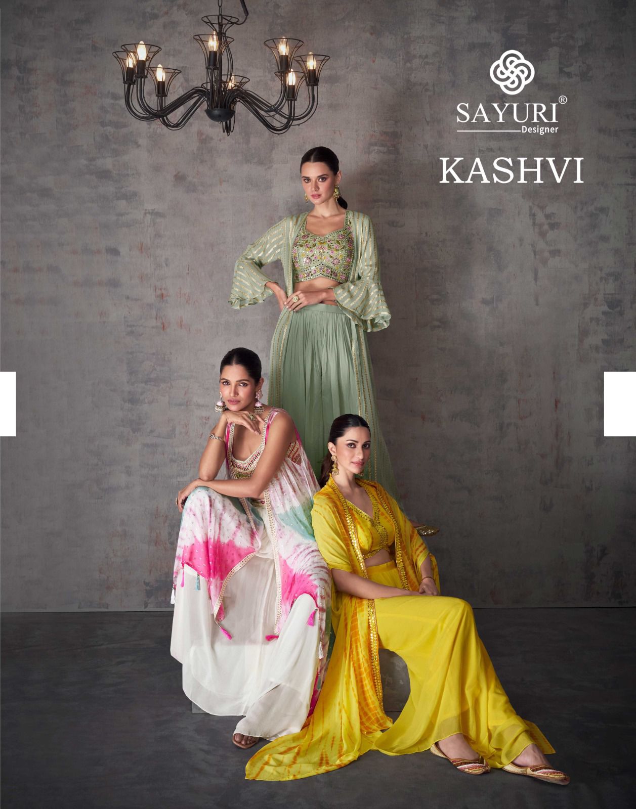 Kashvi Sayuri Designer ( Rate : 1899/- Per Pcs , Design : 4 pcs catalog , Gst : 12% Extra )